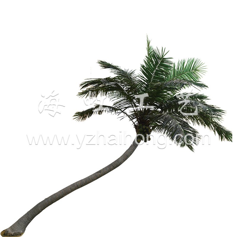 Curved rod coconut trees